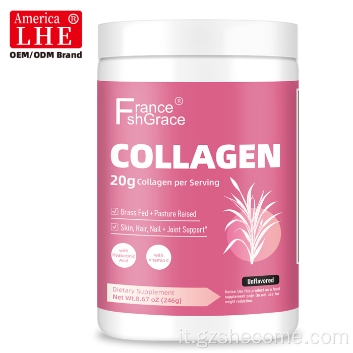 Shecome Collagen Zero Sugar Peptidi di collagene marino in polvere